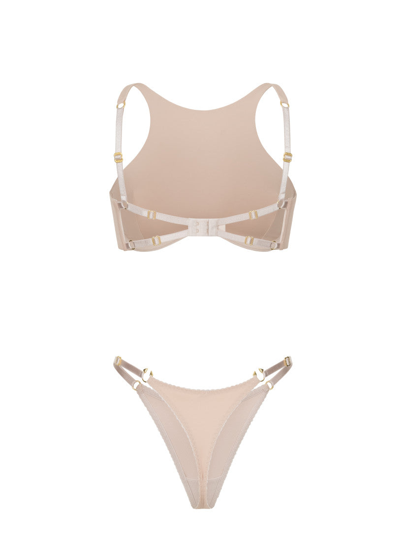 PIERCED SET BEIGE