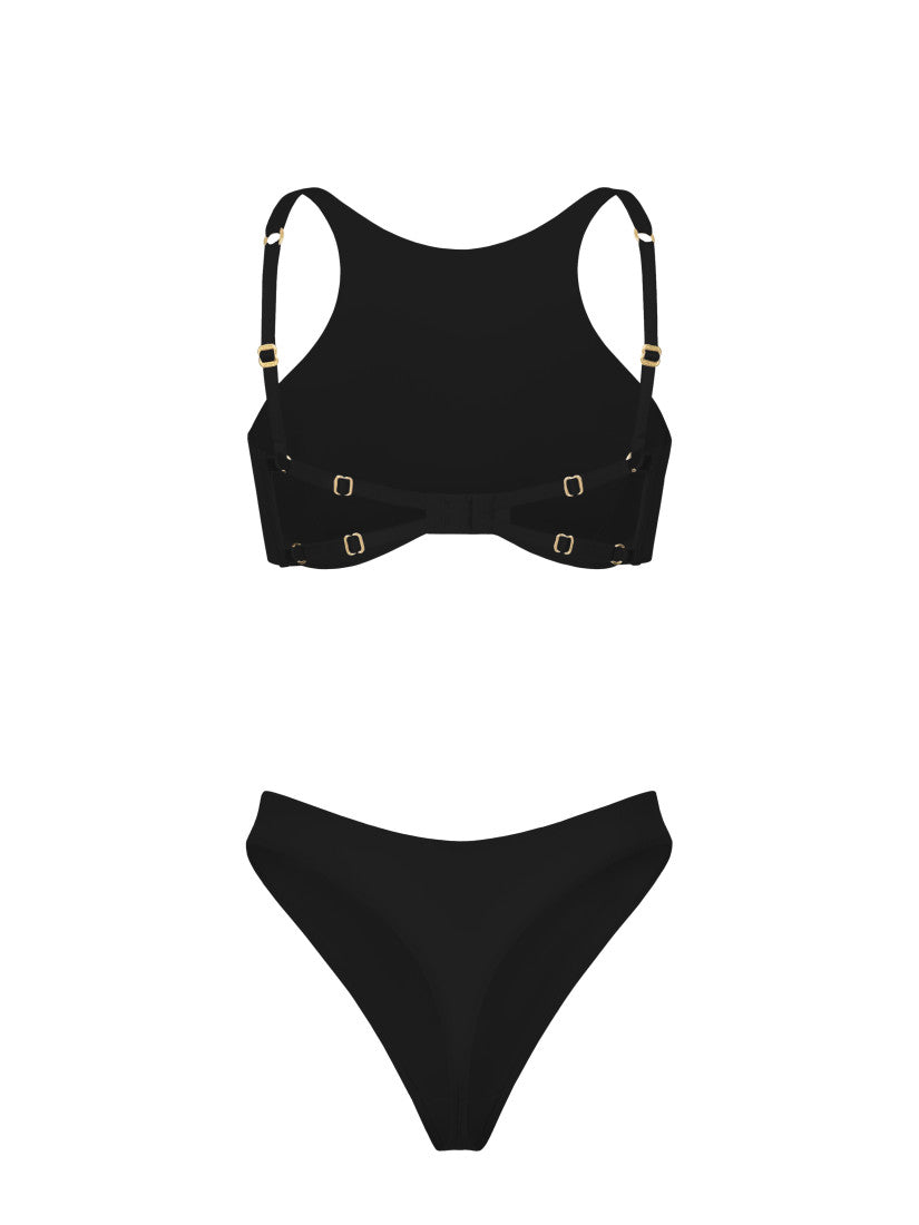 PIERCED SET BLACK
