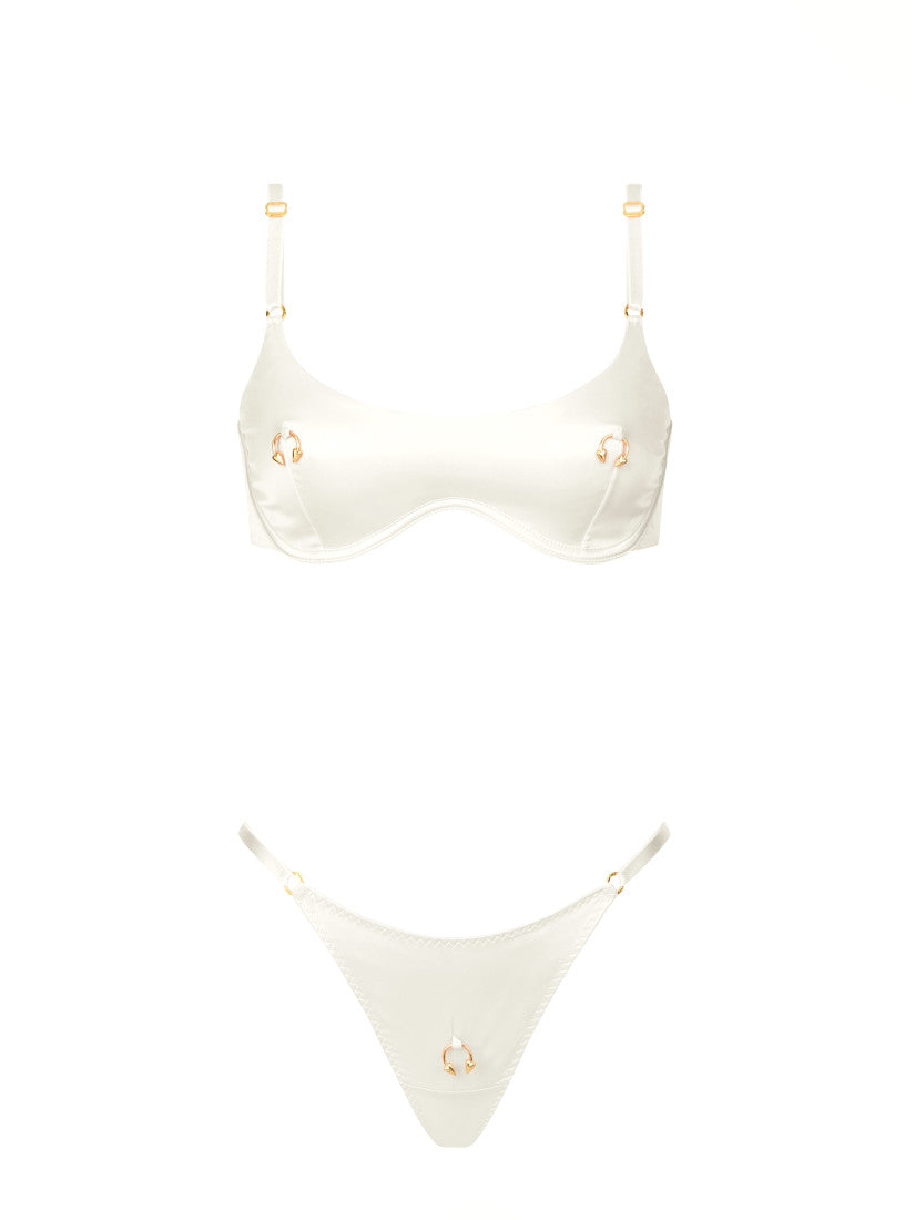 PIERCED SET WHITE
