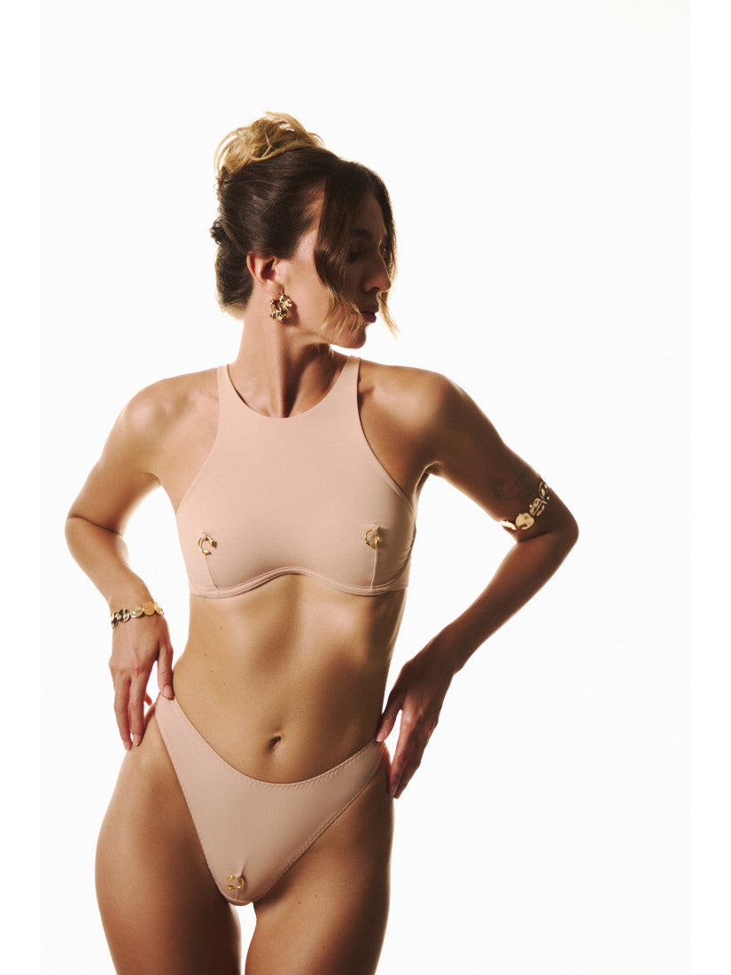 PIERCED SET BEIGE